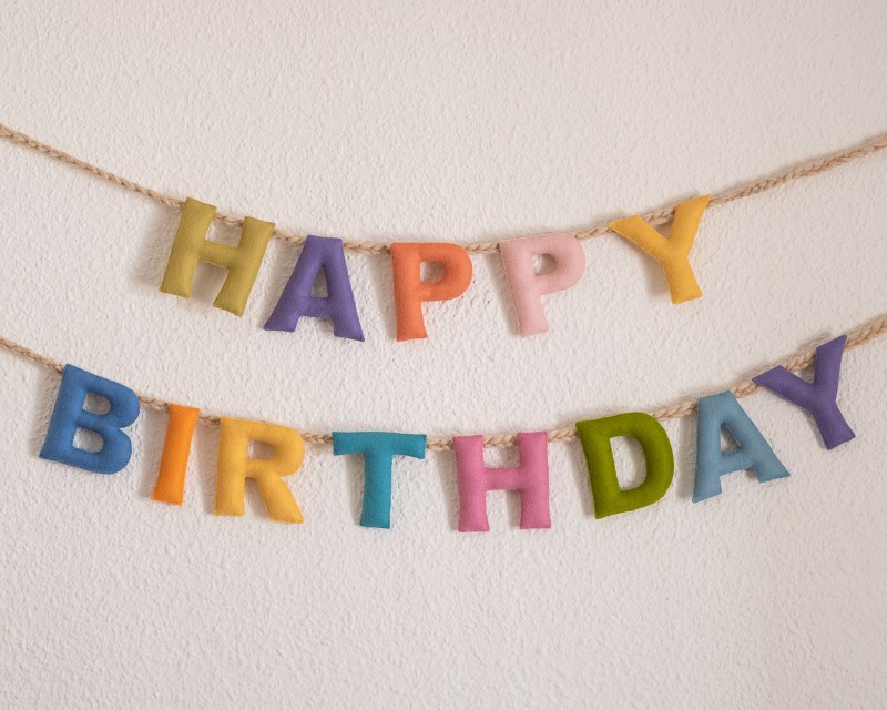 Felt Birthday Banner - A Child's Dream