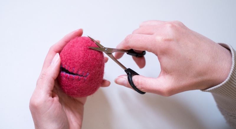 DIY Wool Felted Eggs for Easter - Woodlark Blog