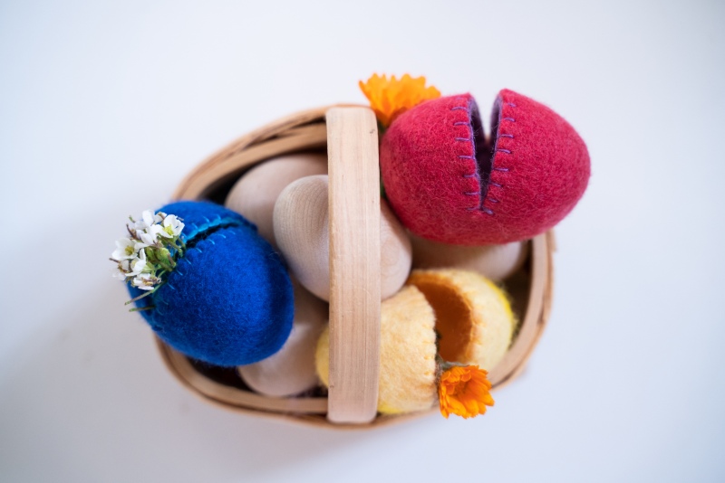 DIY Wool Felted Eggs for Easter - Woodlark Blog